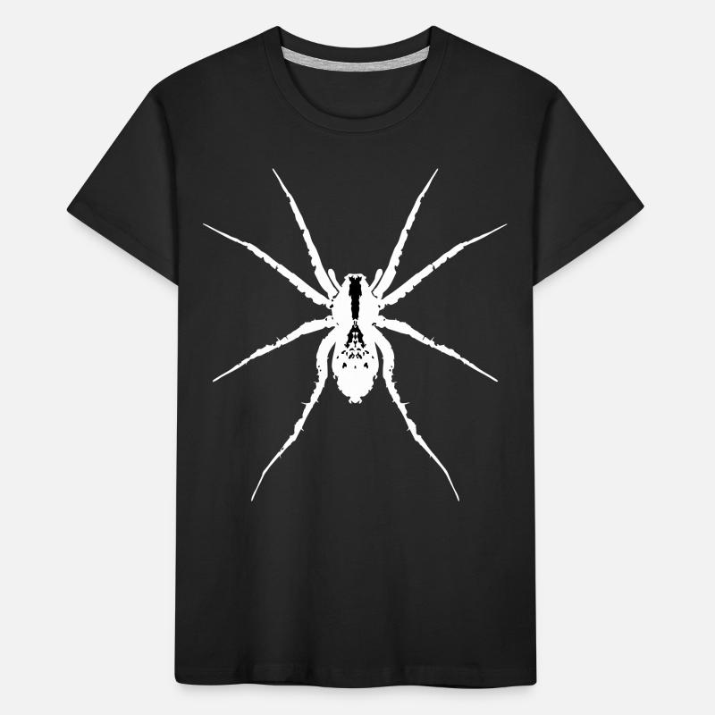 White wolf spider Kids' Premium Organic T-Shirt