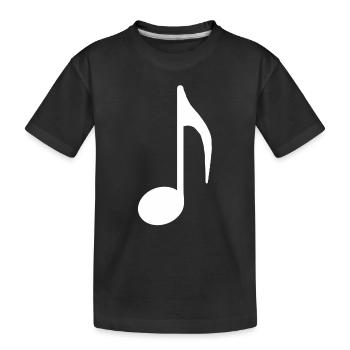 Musique Band Note Musicien Singer Music Orchestra - T-shirt bio Premium Enfant - noir - Devant