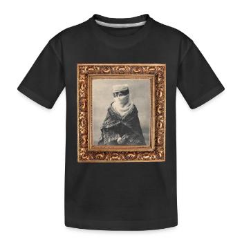 Dame de harem Empire ottoman sur carte postale - T-shirt bio Premium Enfant - noir - Devant