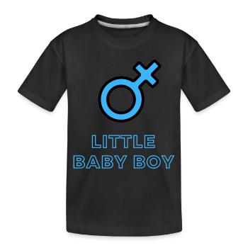 Baby Announcement Pregnancy - Boy - Surprise - Kids' Premium Organic T-Shirt - black - Front
