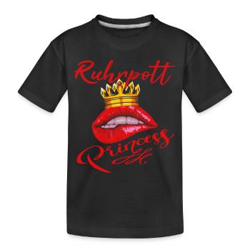Ruhrpott Princess - Kinder Premium Bio T-Shirt - Schwarz - Vorne
