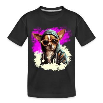 Chihuahua Rule: Governing the Cityscape - Kids' Premium Organic T-Shirt - black - Front