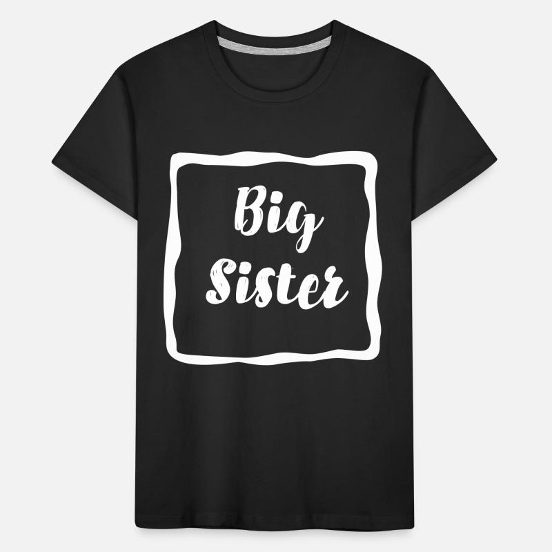 große Schwester Kinder Premium Bio T-Shirt