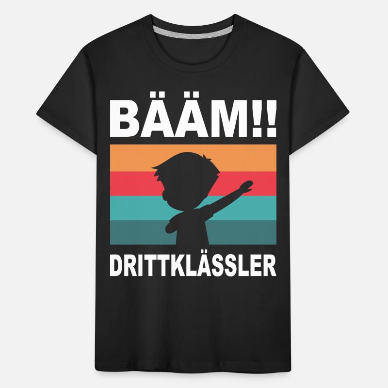 Drittklässler Bääm! Dritte Klasse 3.Klasse Schule Kinder Premium Bio T-Shirt
