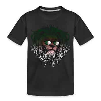 Algerien - Kinder Premium Bio T-Shirt - Schwarz - Vorne