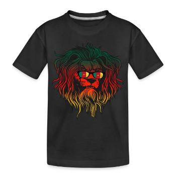 Kamerun - Kinder Premium Bio T-Shirt - Schwarz - Vorne