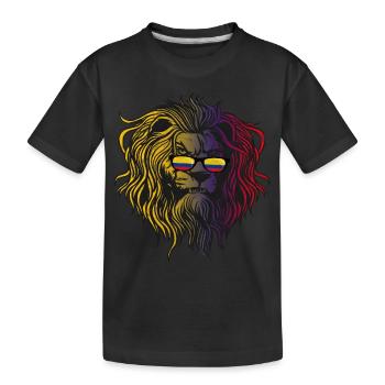 Kolumbien - Kinder Premium Bio T-Shirt - Schwarz - Vorne
