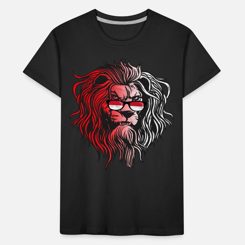 Monaco Maglietta ecologica premium per bambini