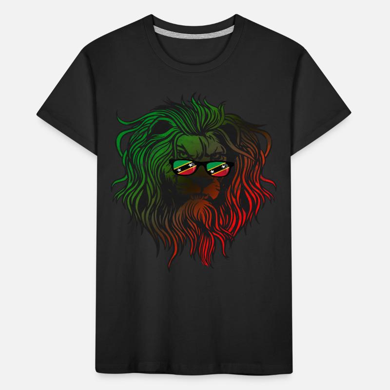Saint Kitts et Nevis T-shirt bio Premium Enfant
