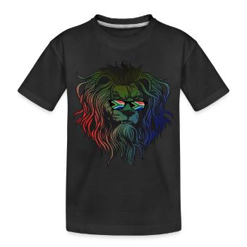 Afrique du Sud - T-shirt bio Premium Enfant - noir - Devant