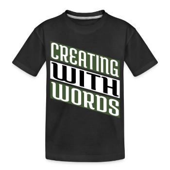 Citation Drôle Processus créatif Anniversaire Joyeux - T-shirt bio Premium Enfant - noir - Devant