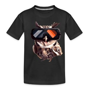 Owl_ 05 - T-shirt bio Premium Enfant - noir - Devant