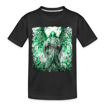 Jésus Bible Religion Chrétienne Croix Chrétienne Chrétienne - T-shirt bio Premium Enfant - noir - Devant