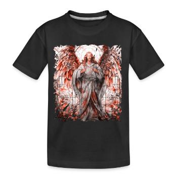 Jésus Bible Religion Chrétienne Croix Chrétienne Chrétienne - T-shirt bio Premium Enfant - noir - Devant