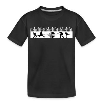 jokkajokky - Kinder Premium Bio T-Shirt - Schwarz - Vorne