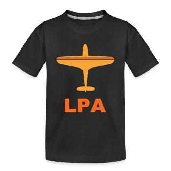Aéroport de Gran Canaria - Las Palmas - Îles Canaries - T-shirt bio Premium Enfant - noir - Devant