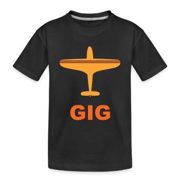Rio de Janeiro Airport - Brazil - Spotter - Kids' Premium Organic T-Shirt - black - Front