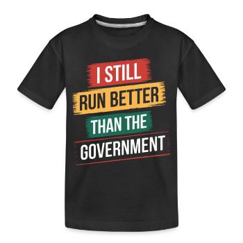 Amputation Disability - Kids' Premium Organic T-Shirt - black - Front