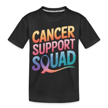 Sensibilisation au cancer Cancer Cancer du sein - T-shirt bio Premium Enfant - noir - Devant