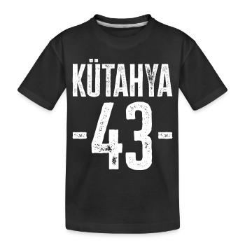 Kütahya 43 – Art et culture de Türkiye - T-shirt bio Premium Enfant - noir - Devant