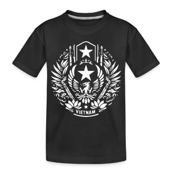 Vietnam Design – Pour tous les fans du Vietnam et de l’Asie - T-shirt bio Premium Enfant - noir - Devant