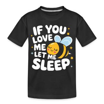 abeille abeille apicultrice abeille abeille - T-shirt bio Premium Enfant - noir - Devant