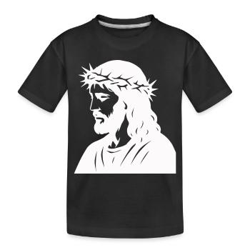 Jésus - T-shirt bio Premium Enfant - noir - Devant
