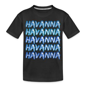 Reise Havanna - Kinder Premium Bio T-Shirt - Schwarz - Vorne