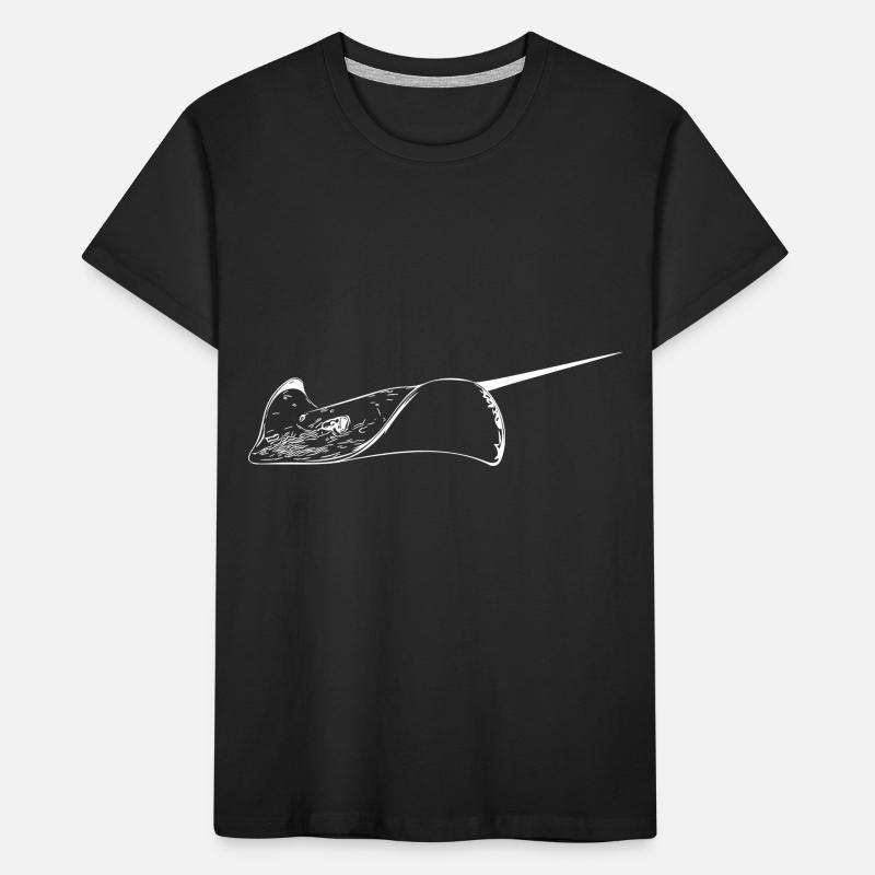 Stingrays in elegant flight Kids' Premium Organic T-Shirt