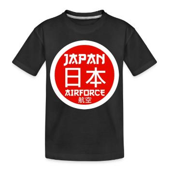 Japan Airforce - T-shirt bio Premium Enfant - noir - Devant