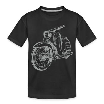 Simson Schwalbe KR51 Vintage Silhouette Ligne - T-shirt bio Premium Enfant - noir - Devant