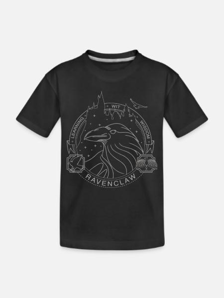 Harry Potter Ravenclaw Coat of Arms - Premium økologisk T-skjorte for barn - svart