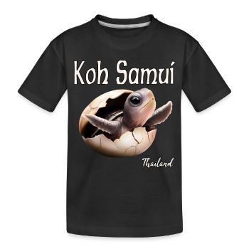 Koh Samui, Thaïlande - T-shirt bio Premium Enfant - noir - Devant