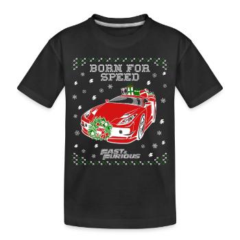 Fast and Furious Dom Born For Speed Ugly Christmas - T-shirt bio Premium Enfant - noir - Devant