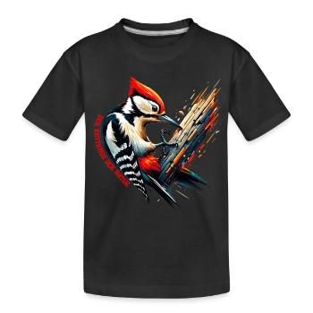 Rhythmus der Natur - Kinder Premium Bio T-Shirt - Schwarz - Vorne