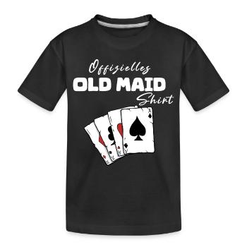 Chemise Officielle Vieille Fille - T-shirt bio Premium Enfant - noir - Devant