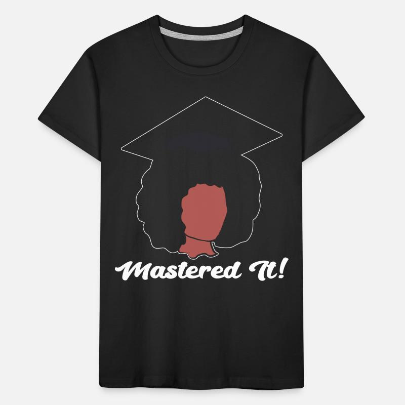 Master Studium Abschlussfeier Kinder Premium Bio T-Shirt