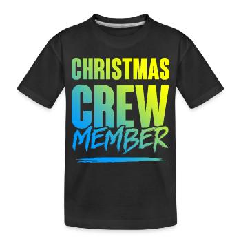 Christmas Crew - Kinder Premium Bio T-Shirt - Schwarz - Vorne