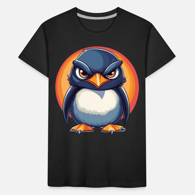 Grumpy Penguin Kids' Premium Organic T-Shirt