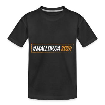 Mallorca 2024 - Kids' Premium Organic T-Shirt - black - Front