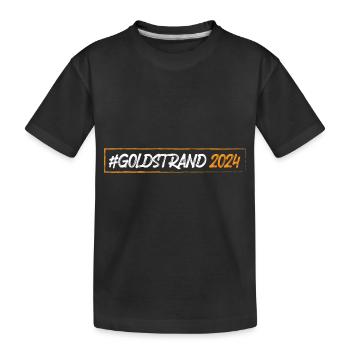 Sables d’or 2024 - T-shirt bio Premium Enfant - noir - Devant