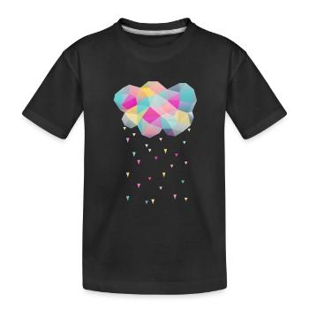 WOLKE - Kinder Premium Bio T-Shirt - Schwarz - Vorne