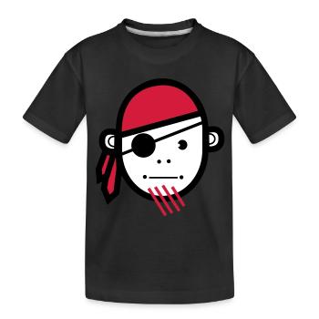 Pirate - T-shirt bio Premium Enfant - noir - Devant
