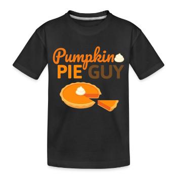 Gâteau à la citrouille - Gâteau à la citrouille Halloween Fall - T-shirt bio Premium Enfant - noir - Devant