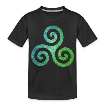 symbole celtique 1 ebru 5 - T-shirt bio Premium Enfant - noir - Devant