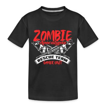 Zombie Apocalypse Zombies Cadeau - T-shirt bio Premium Enfant - noir - Devant