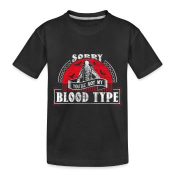 Halloween Vampir Lord Gruselig - Kinder Premium Bio T-Shirt - Schwarz - Vorne