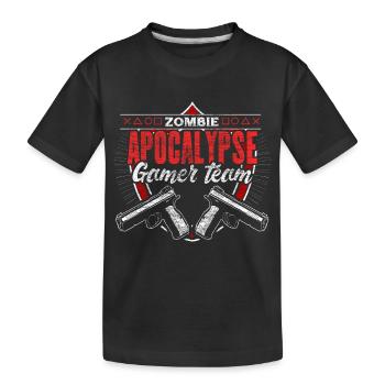 Zombie Apocalypse Idée cadeau de survie - T-shirt bio Premium Enfant - noir - Devant