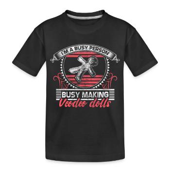 Aiguille magique vaudou - T-shirt bio Premium Enfant - noir - Devant