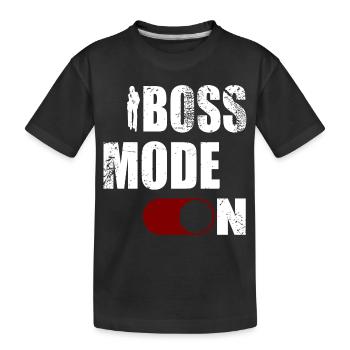 BOSS MODE ON_LADY - T-shirt bio Premium Enfant - noir - Devant